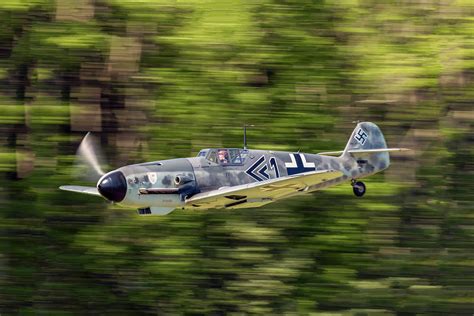 Bf 109 in flight