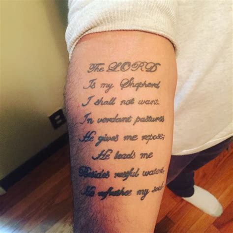 Biblical quotes tattoos