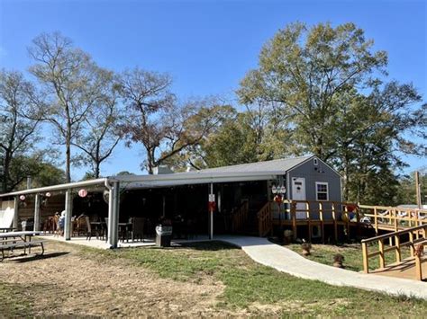 A cozy side porch at Big J's