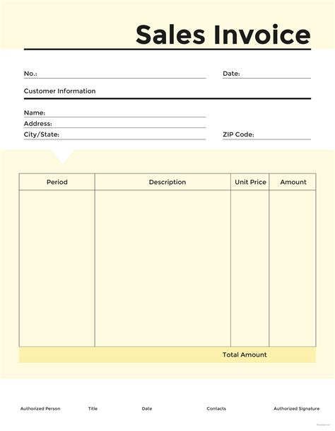 Bill of Sales Excel