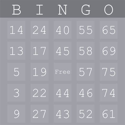 Bingo card generators