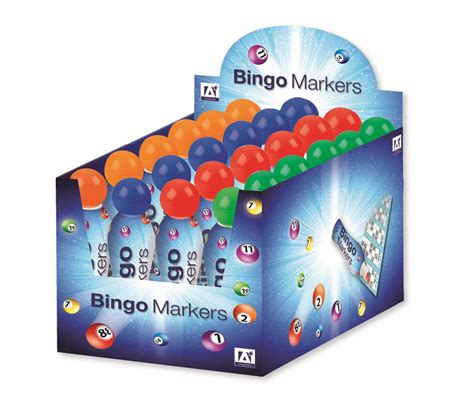 Bingo markers and cards