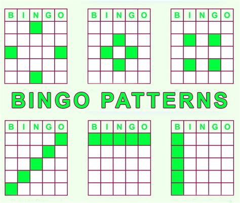 Variations of bingo games