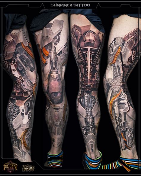 Biomechanical tattoo inspirations