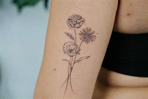 Birth flower tattoo ideas