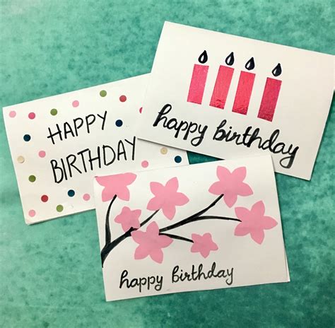 Birthday card ideas