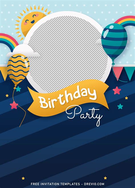 Birthday card templates for boys