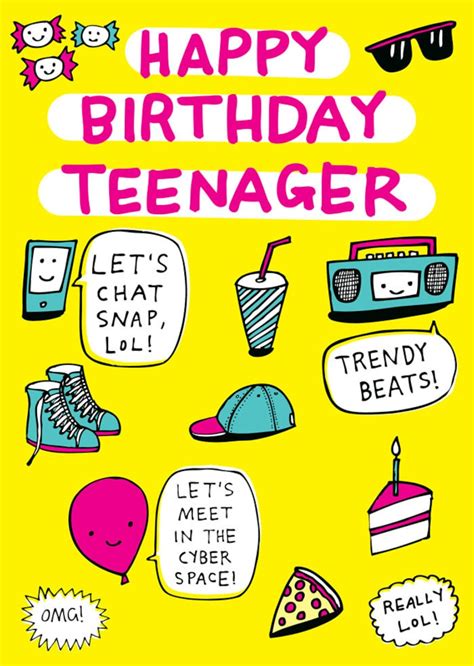 Birthday Cards for Teenagers