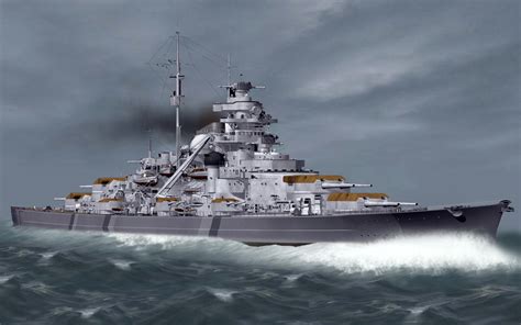 Bismarck's stern section