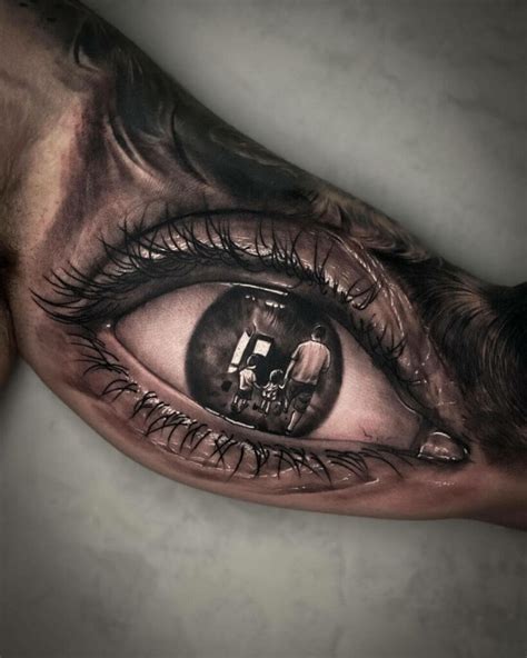 Black and white realism tattoo designs