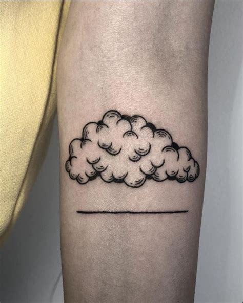 Black Cloud Tattoos for Women