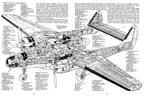 Northrop P-61 Black Widow blueprints