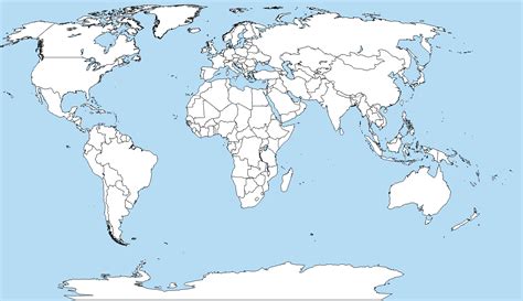 Blank Map Countries