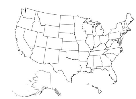 Blank US Map