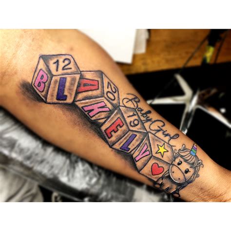 Block name tattoos