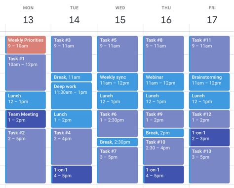 Blocked Time for Learning