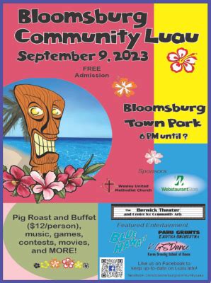 Bloomsburg community activities