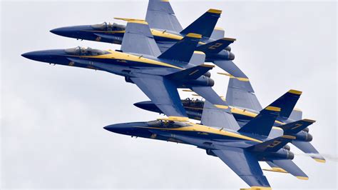 Blue Angels flyover