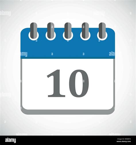 Blue calendar image 10