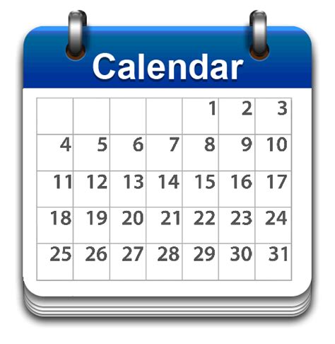 Blue calendar image 3