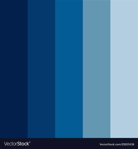 Blue Color Palette Example