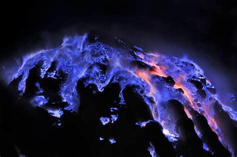 Blue lava