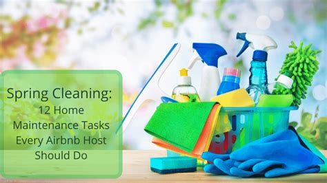 Bed and breakfast maintenance tasks