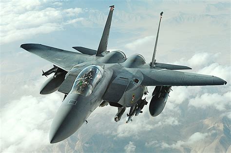 A Boeing F-15 Eagle fighter plane