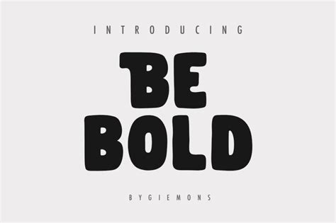 Bold Font Style Inspiration