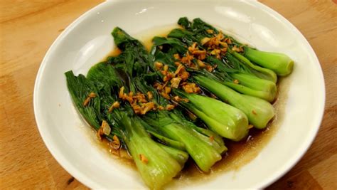 Bonchon steamed bok choy