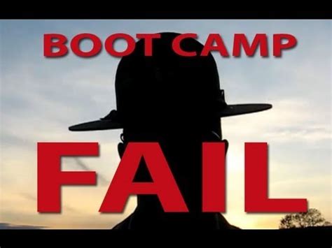 Boot Camp Failure