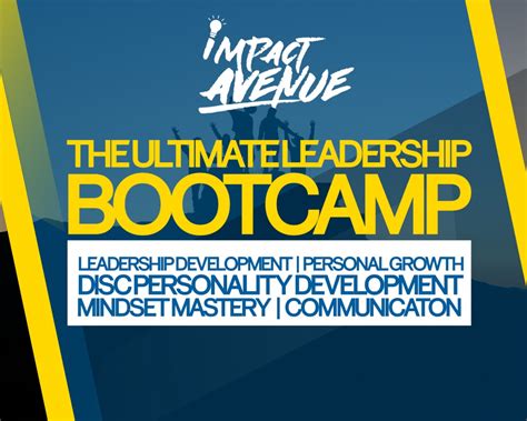 Boot Camp Leadership Development