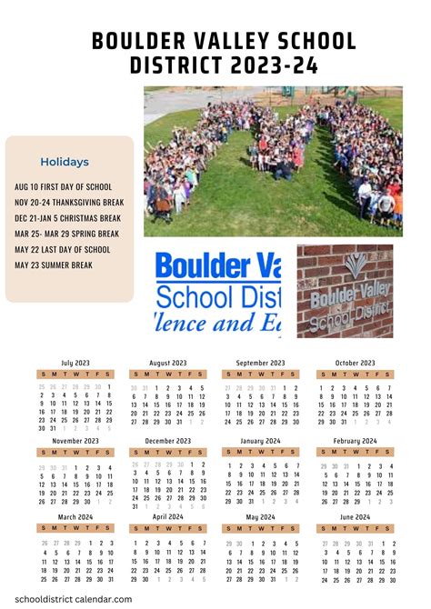 Boulder Valley School District Calendar