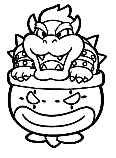 Bowser coloring pages