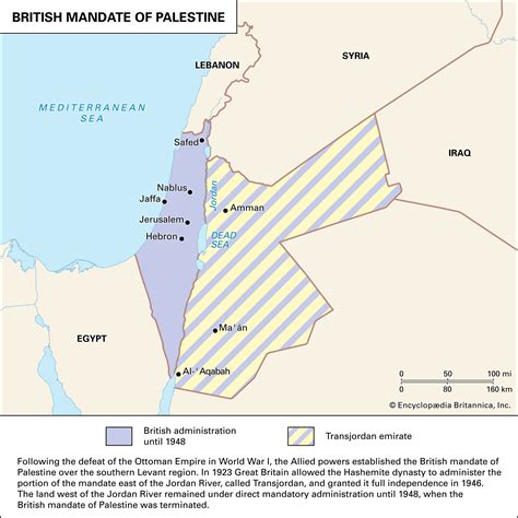 British Mandate Palestine Map Population Growth