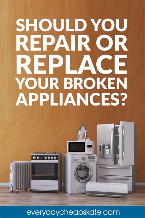 Broken appliances