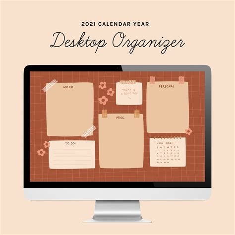 Brown Calendar Organization