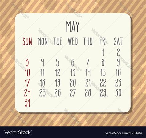 Brown Calendar Styles