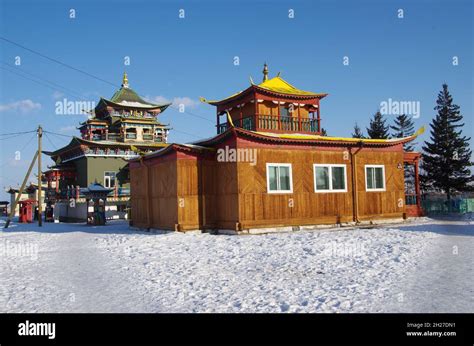 Buddhist monastery in Siberia, demonstrating the spread of Buddhist ideas from ancient China