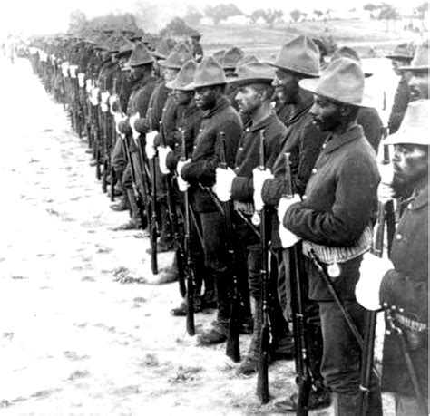 Buffalo Soldiers in uniform