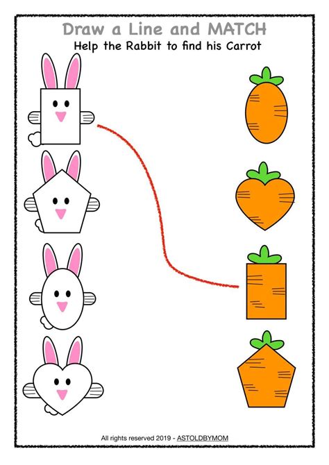 Bunny-themed activity sheets image