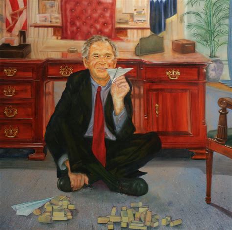 Jeffrey Epstein's Bush Painting