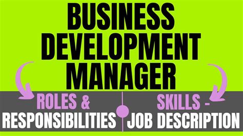 Business Development Manager