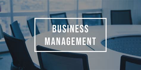 Business management degrees