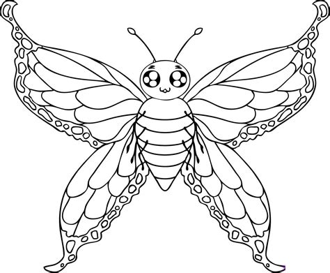 Butterfly coloring page