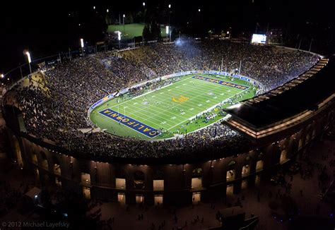 Cal Football Stadium at Night