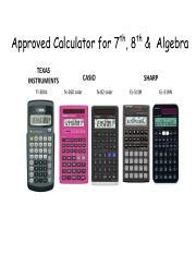 Calculators with Conversion Functions