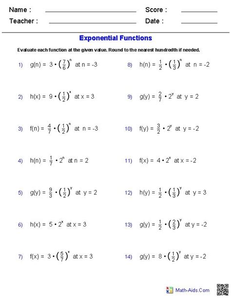 Calculus math printables