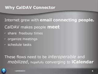 CalDAV Sharing Feature