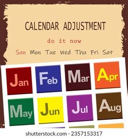 Calendar Adjustment